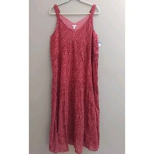 Joie Tiered Prairie Tea Rose Cotton Boho Flowy Sundress Beachy Maxi Dress Size L